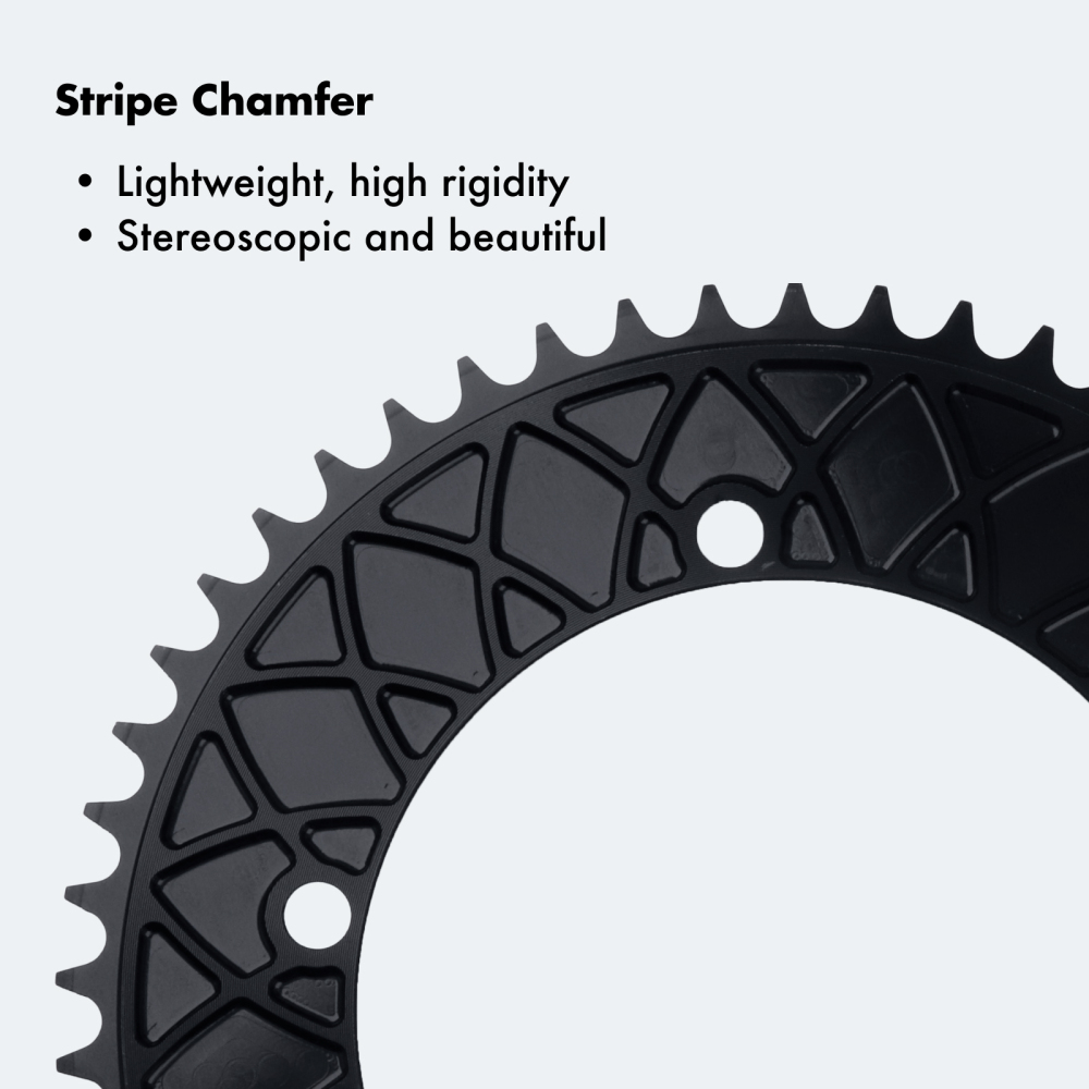 DJC 144BCD Round Chainring Fixed Gear Fixie Track Bike 47T 49 51 53 55 57 59 61T Chainwheel Spider for Sram 144 Bcd 1/2*1/8