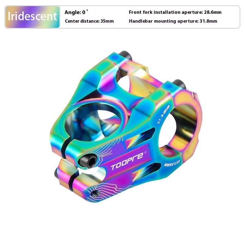 TOOPRE Mountain Bike Downhill Stem CNC Ultralight Hollowed 35MM Stem 28.6/31.8 Short Stem