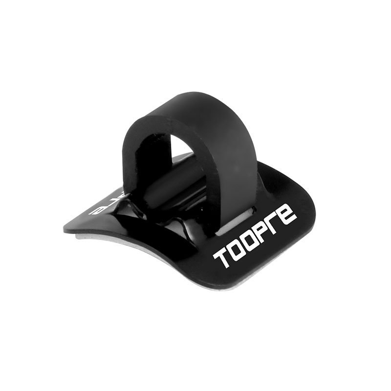 TOOPRE Bicycle C-Type Clip Wire Guide Frame Wire Holder Double-sided Tape Aluminum Alloy Oil Pipe Fixed Seat