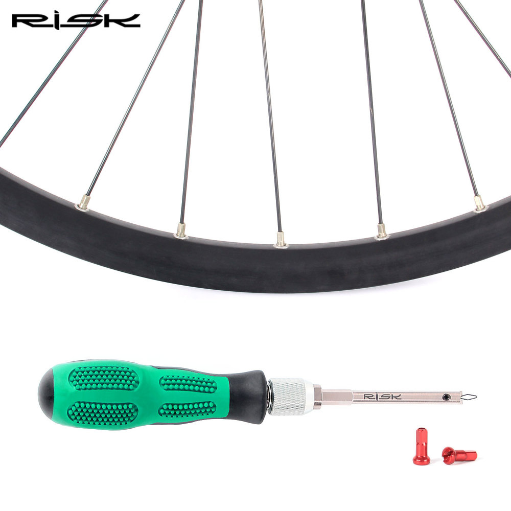 RISK Bicycle Spoke Nipple Installation Tool Wheel Rim Spoke Nipple Fixer Wheelset Spoke Nipple Connector Tool