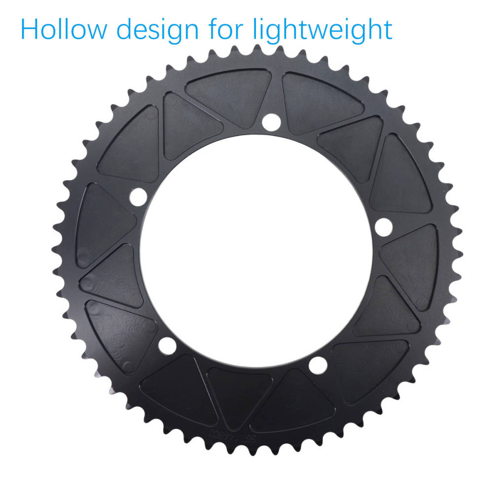 Deckas 144BCD Round Chainring Fixed Gear fixie Track Bike 44 46 48 50 52 54 56 56T Chainwheel 144 bcd Tooth 1/2*1/8