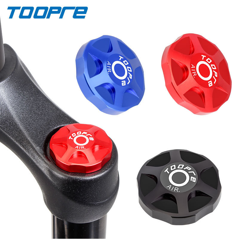 TOOPRE Mountain Bike Shock Absorber Fork Shoulder Cap Aluminum Alloy Air Chamber Cap Dustproof Cover