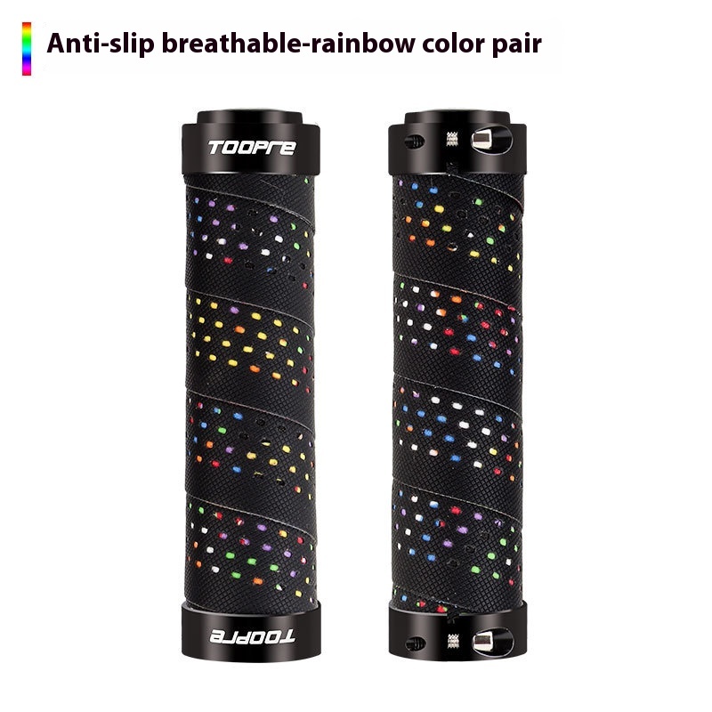 TOOPRE Bicycle Grips Anti-Slip Lock-On Handlebar Grips for Mountain Bikes  PU Handlebar Grip Accessories