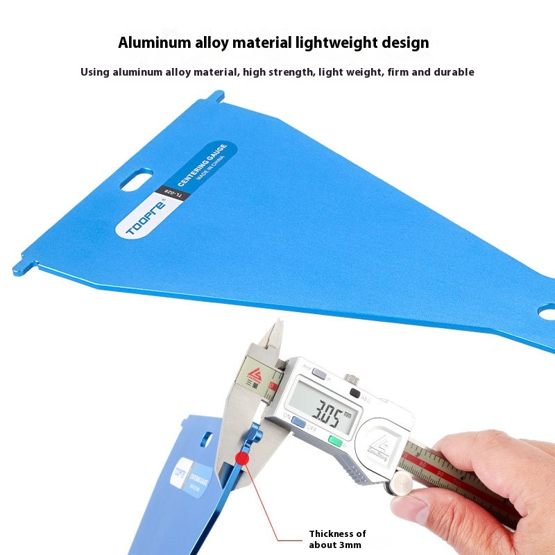TOOPRE Bicycle Wheel Truing Stand, Alignment and Centering Gauge Tool for Wheel Rim Center Measurement