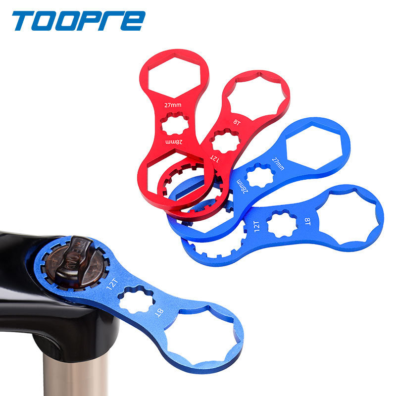 TOOPRE Mountain Bike Suspension Fork Shoulder Cap Wrench Three Peaks XCM/XCR/XCT/RST Air Shock Disassembly Tool