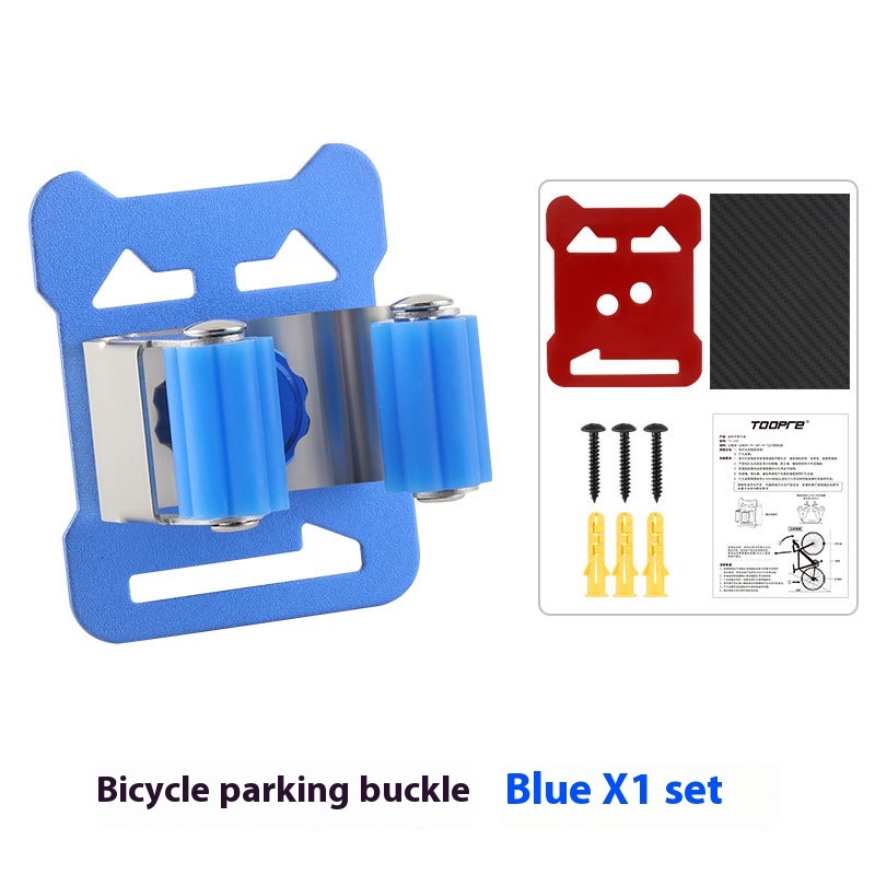 TOOPRE Bicycle Parking Rack for Mountain and Road Bikes Portable Wall Mount Stand Indoor Vertical Rack