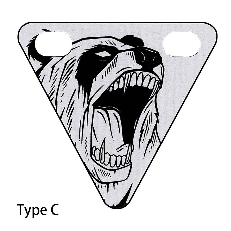 TOOPRE High-Visibility Reflective Magnet Stickers for Cycling Outdoor Sports Running Personalized Night Safety Reflective Stickers