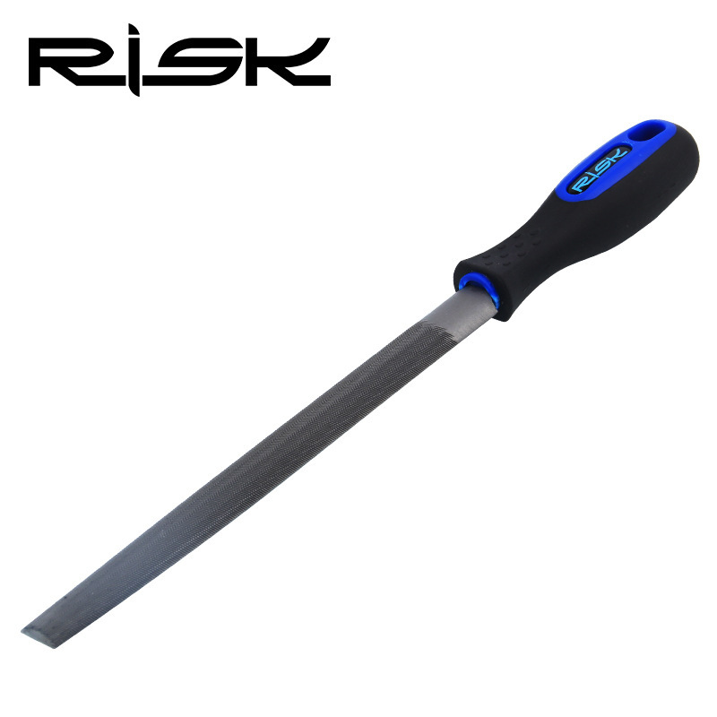 RISK File for Mountain Bikes Metal Grinding File Fork Tube Cutter Trimming Deburring Steel File Tool