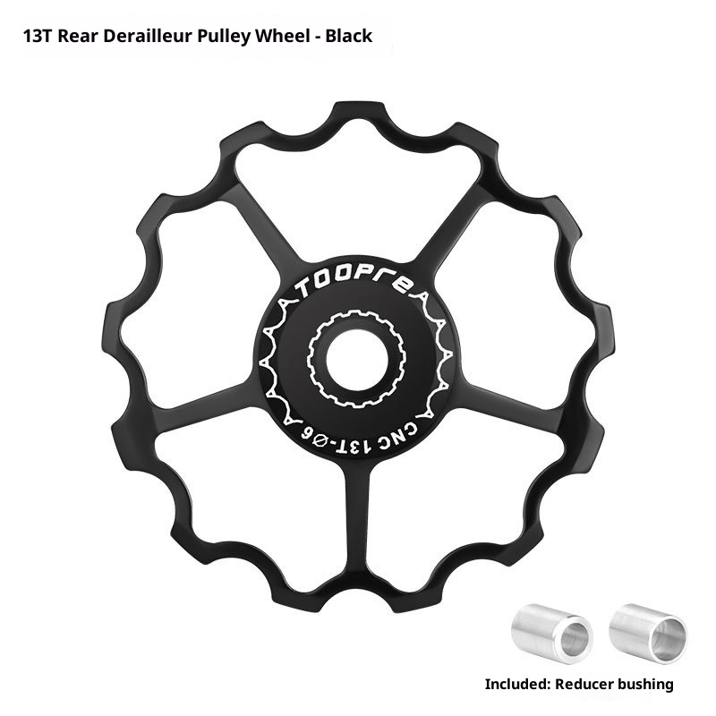 TOOPRE Rear Derailleur Pulley for Bicycles Ceramic Bearing Gear for 11T 13T Transmission of Mountain and Road Bikes