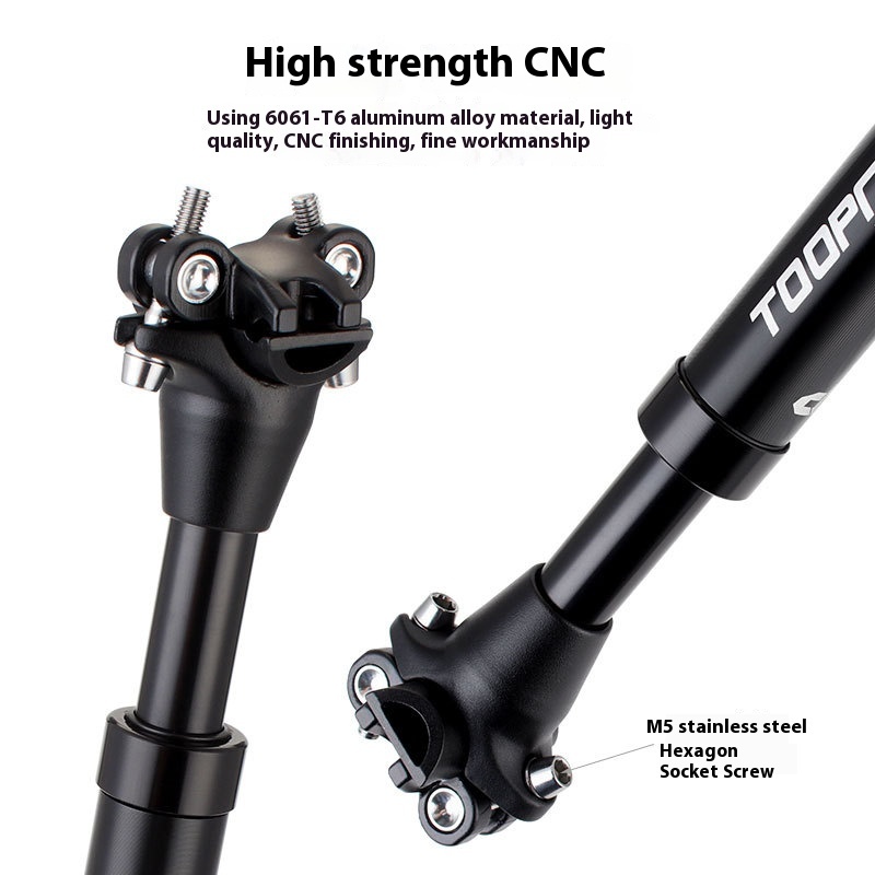TOOPRE Bicycle Shock Absorbing Seatpost Mountain Road Bike Suspension Seat Tube 28.6 30.9mm Aluminum Alloy Seatpost
