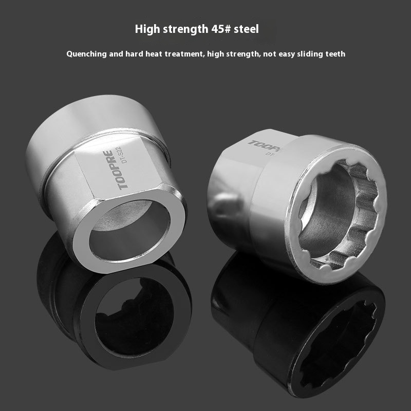 TOOPRE Bicycle Pedal Wrench Tool MTB Road Bike Clipless Pedal Maintenance and Installation Socket Wrench