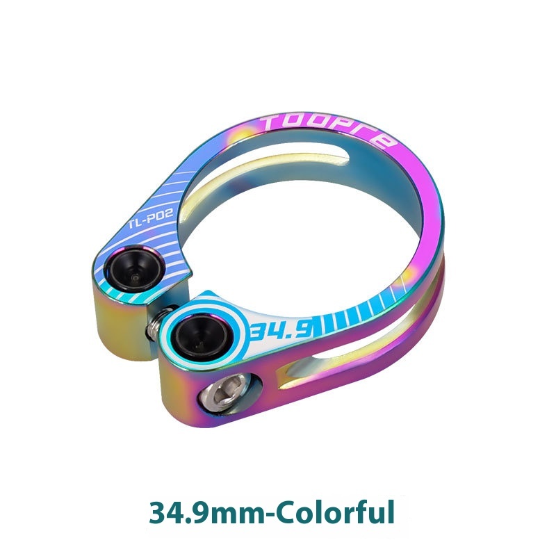 TOOPRE Bicycle Seatpost Clamp 31.8 34.9mm Hollow Locking Seat Tube Clamp Ring Seatpost Lock Buckle