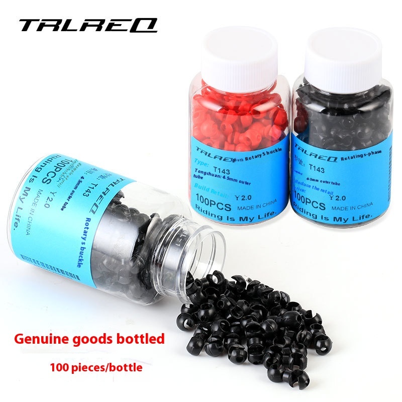 TRLREQ Mountain Bike Cable S-Hooks Road Bike Cable Housing Clips Storage Organizer C/S-Type Oil Pipe Clips