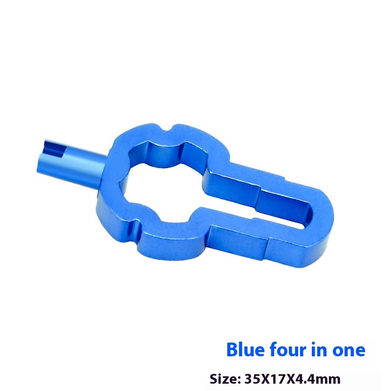 TOOPRE Bicycle Multi-function American Valve Core Tool Presta Valve Tire Valve Extension Rod Disassembly Wrench