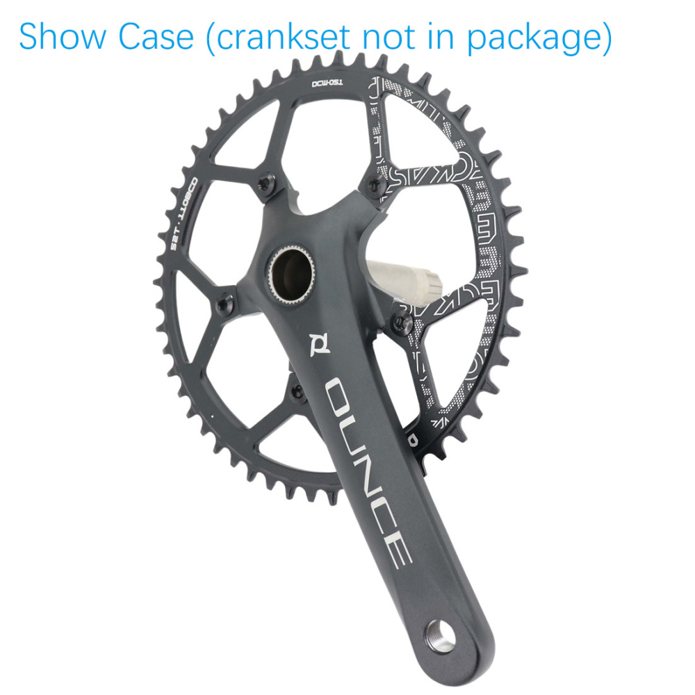 Deckas Chainring Round 110BCD for force red rival s350 s900 36 38 40 42 Tooth Road Bike for sram cx gravel quarq 5 arms 110 bcd