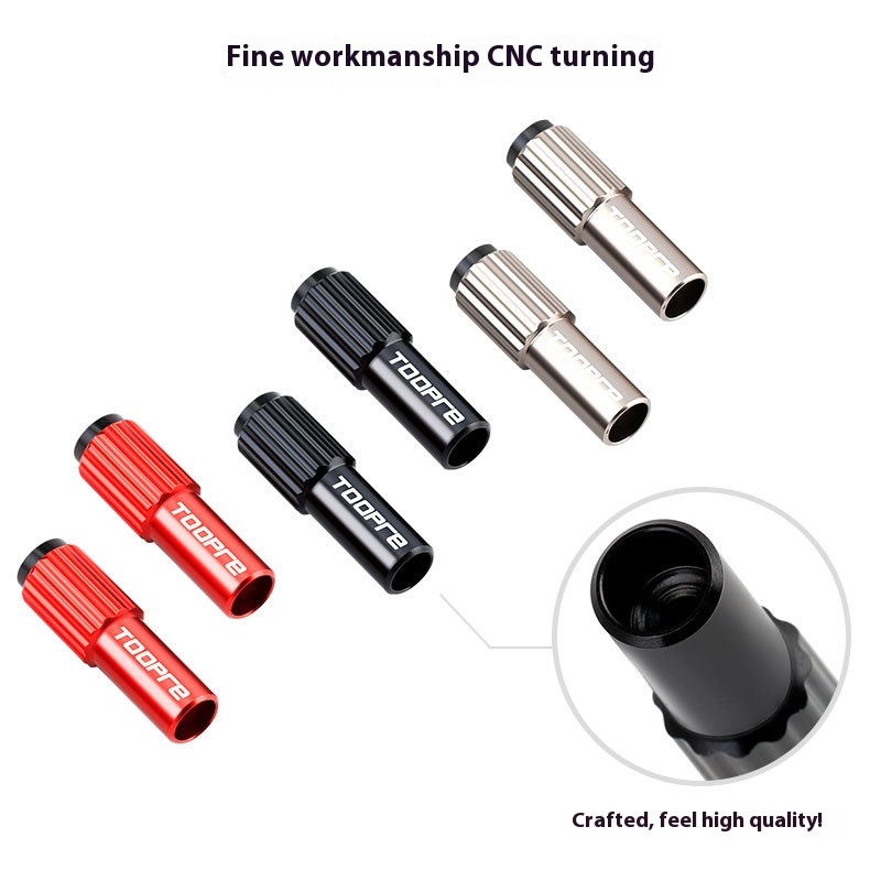 TOOPRE Mountain Bike Road Bike Derailleur Cable Adjuster with 4mm Hand-Turned Fixed Gear Micro-Adjust Screw Mid-Segment Micro Adjustment