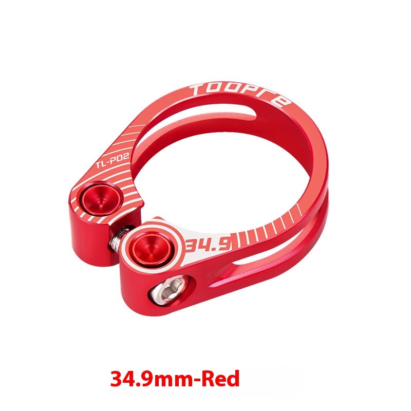 TOOPRE Bicycle Seatpost Clamp 31.8 34.9mm Hollow Locking Seat Tube Clamp Ring Seatpost Lock Buckle