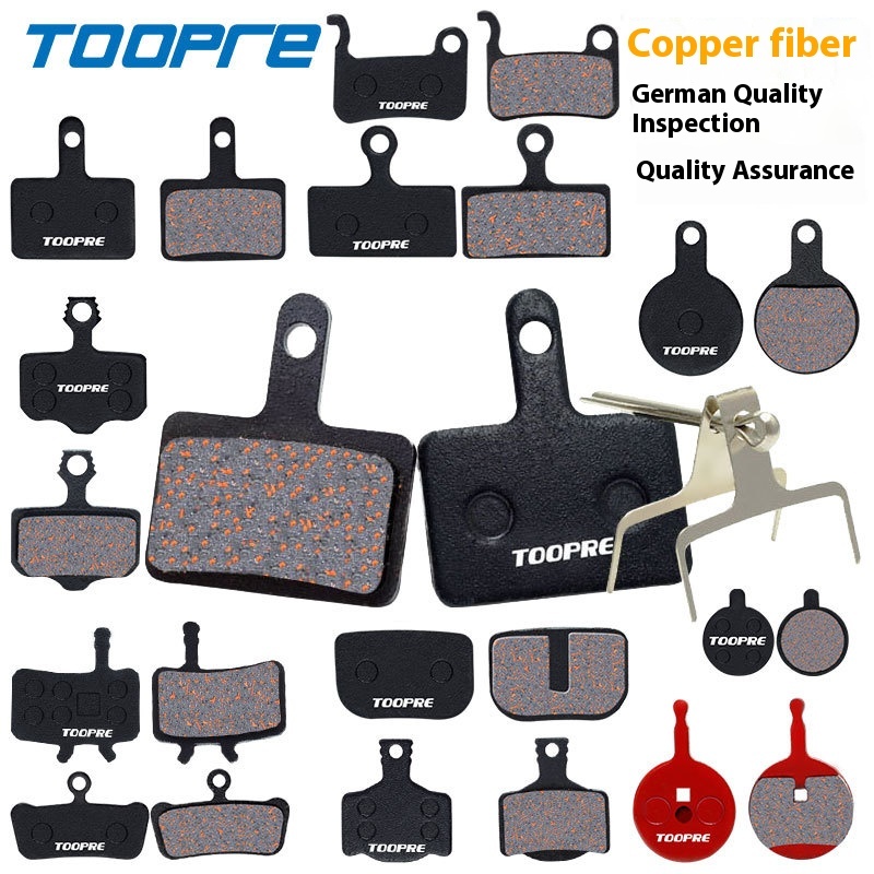 TOOPRE Mountain Bike Brake Pads Resin Semi-Metallic Disc Brake Pads for M446 355 395 BB5