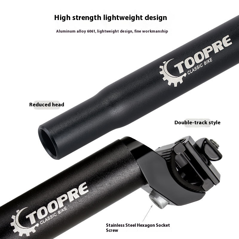 Mountain Bike Seatpost Aluminum Alloy Seat Tube Extension Accessories for 25.4 27.2 28.6 30.8