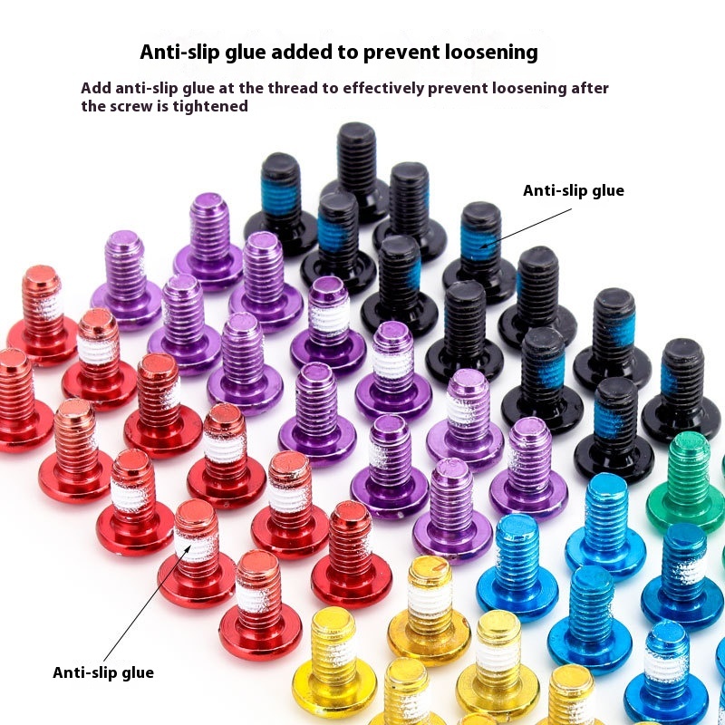 TOOPRE Colorful Mountain Bike Disc Rotor Bolts Bicycle T25 Torx Disc Brake Rotor Fixing Screws