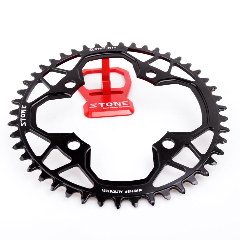 Stone 110BCD Chainring Round for FSA GOSSAMER 34 36 38 40 42 44 46 48 58T 60 tooth Road Bike Chainwheel 110ABS ABS 110F