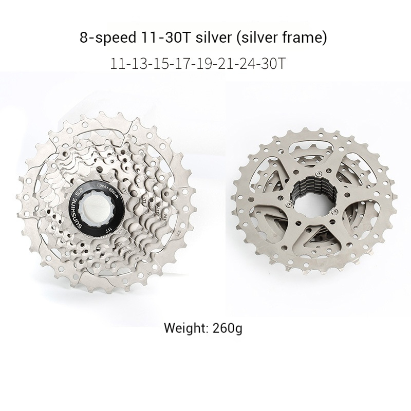 SUNSHINE Mountain Bike Cassette Flywheel 8/9/10/11-speed 36T 40T 42T 46T 50T 52T Cassette Gears