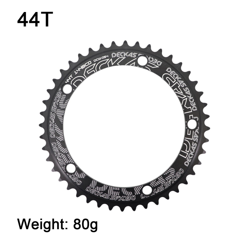 Deckas 144BCD Round Chainring Fixed Gear fixie Track Bike 44 46 48 50 52 54 56 56T Chainwheel 144 bcd Tooth 1/2*1/8