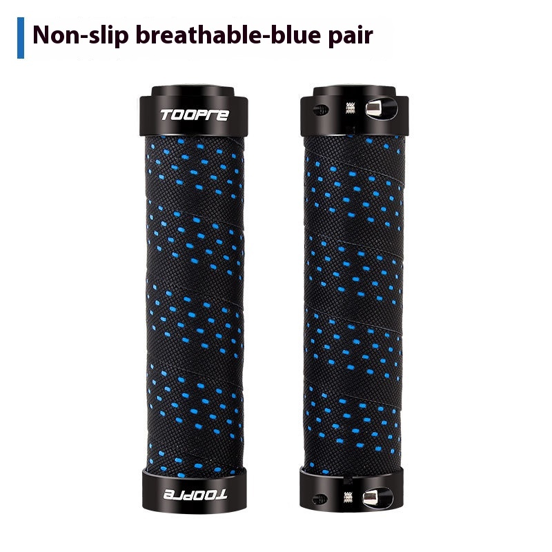TOOPRE Bicycle Grips Anti-Slip Lock-On Handlebar Grips for Mountain Bikes  PU Handlebar Grip Accessories