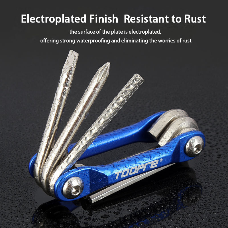 TOOPRE Portable Folding Hex Wrench Torx Hex Multi-Function Inner Hex Tool Set