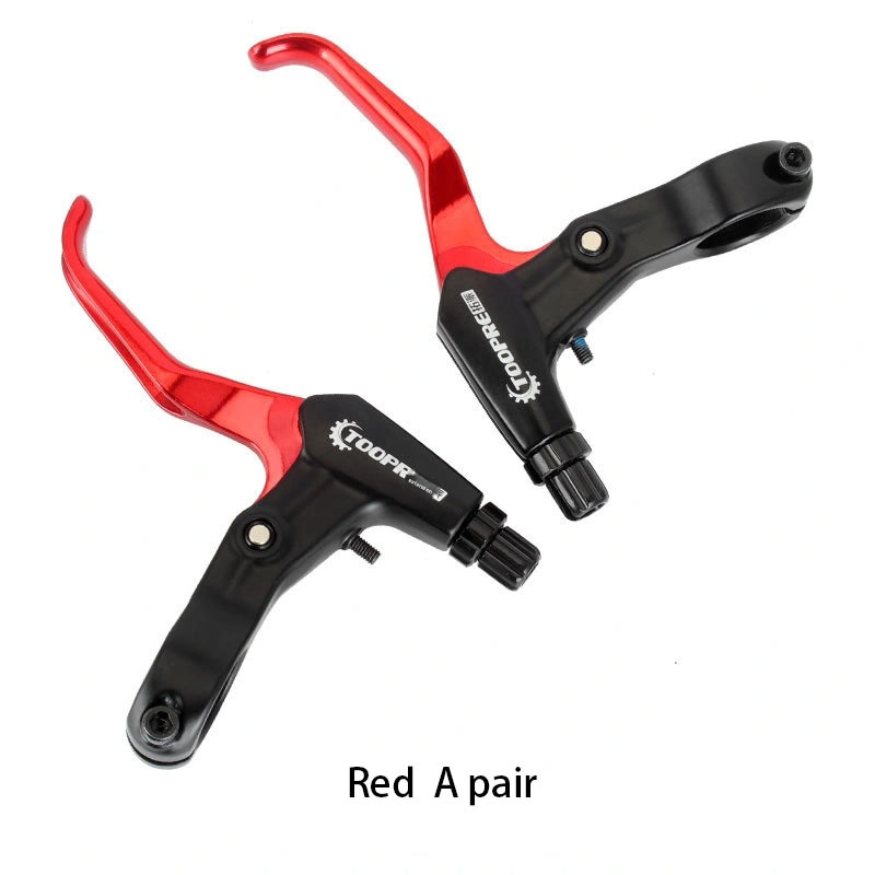 TOOPRE Bicycle Brake Lever Handles Colorful Aluminum Alloy for Mountain Bikes FR5 Brake Levers Universal for Kids' Bikes