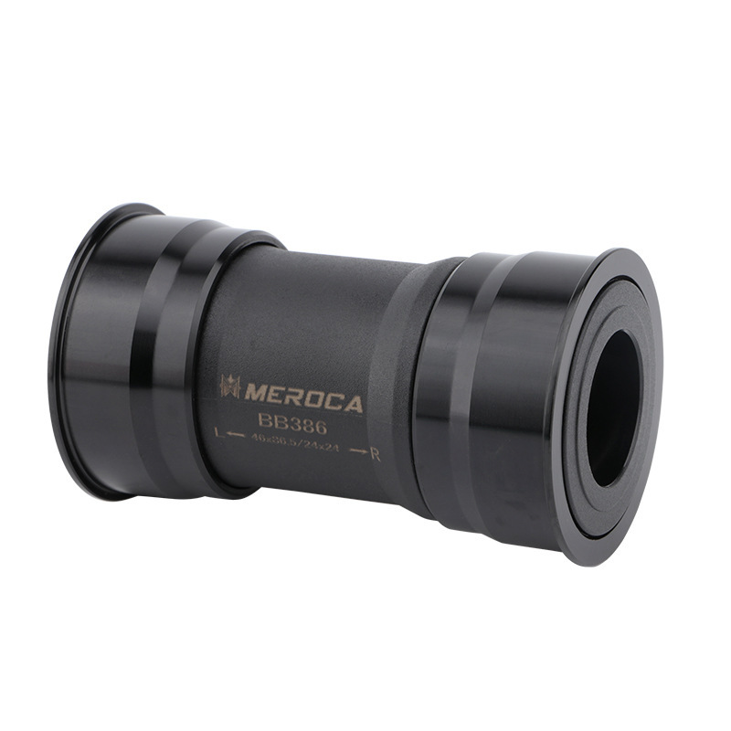 MEROCA Bike Bottom Bracket BB386 EVO PF30 BB386 to Shimano Crankset 24mm Press-in Bottom Bracket BB