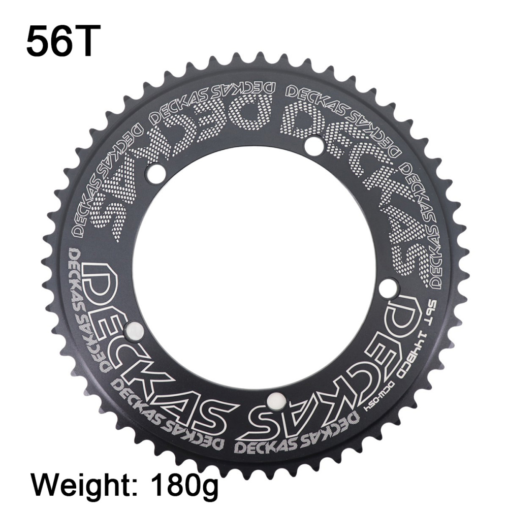 Deckas 144BCD Round Chainring Fixed Gear fixie Track Bike 44 46 48 50 52 54 56 56T Chainwheel 144 bcd Tooth 1/2*1/8