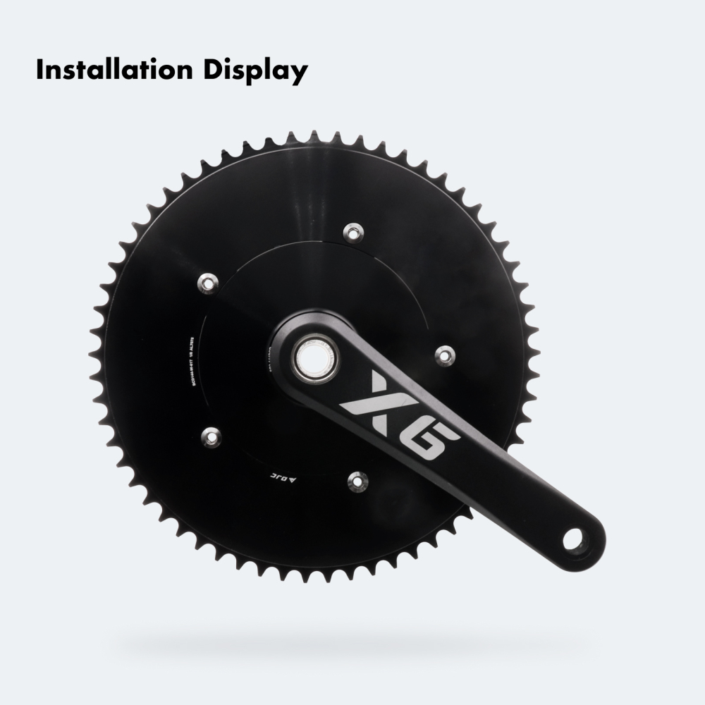 DJC 144BCD Round Chainring Fixed Gear Fixie Track Bike 47T 49 51 53 55 57 59 61T Chainwheel Spider for Sram 144 Bcd 1/2*1/8