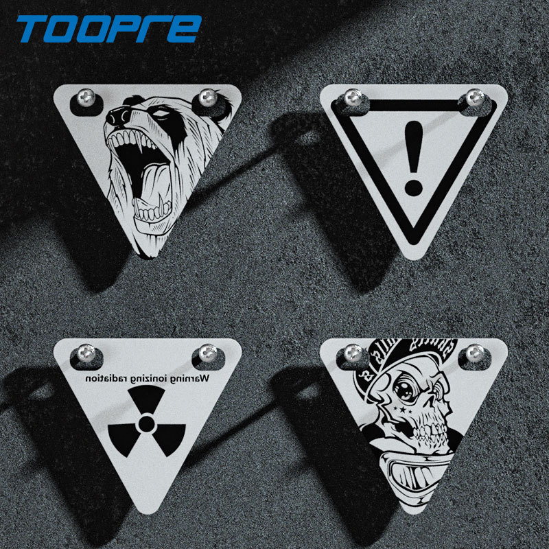 TOOPRE High-Visibility Reflective Magnet Stickers for Cycling Outdoor Sports Running Personalized Night Safety Reflective Stickers