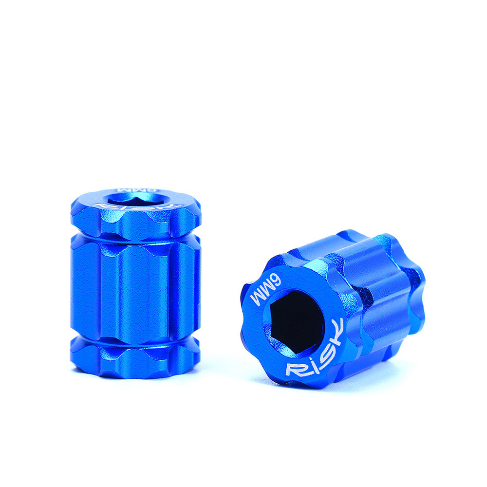 RISK Mountain Bike Hollow Bottom Bracket Integrated Crankset Installation and Removal Plum Blossom Screw Wrench Crank Cover Tool