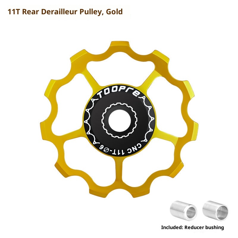 TOOPRE Rear Derailleur Pulley for Bicycles Ceramic Bearing Gear for 11T 13T Transmission of Mountain and Road Bikes
