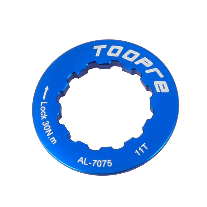TOOPRE Cassette Locking Cover for Mountain and Road Bikes, 11T Sprocket Lock Ring, XT Cassette Lock Ring