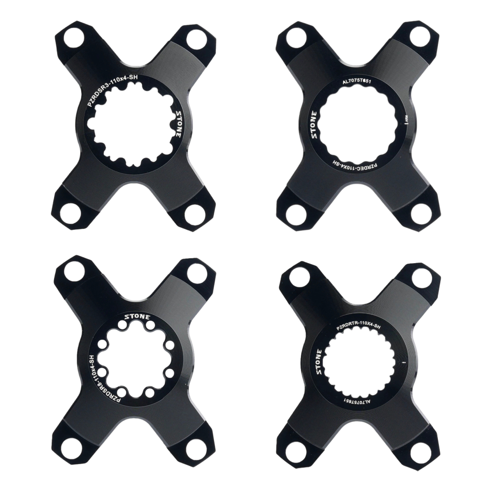 STONE chainring spider 110bcd 4 arms widen style for shimano chainring 12speed ec90 easton rotor aldhu axs force rival sram 3 bolts R7100 R8100 R9200