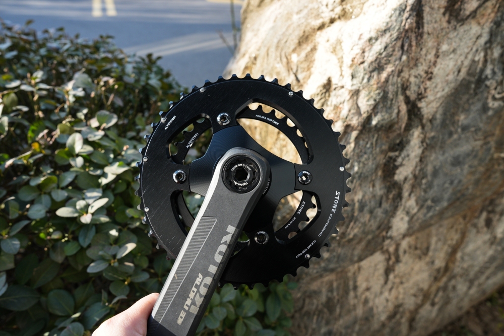 STONE chainring spider for 107BCD double chainring FORCE RIVAL axs flattop ROTOR aldhu ec90 easton 8 pins 3 pins GXP