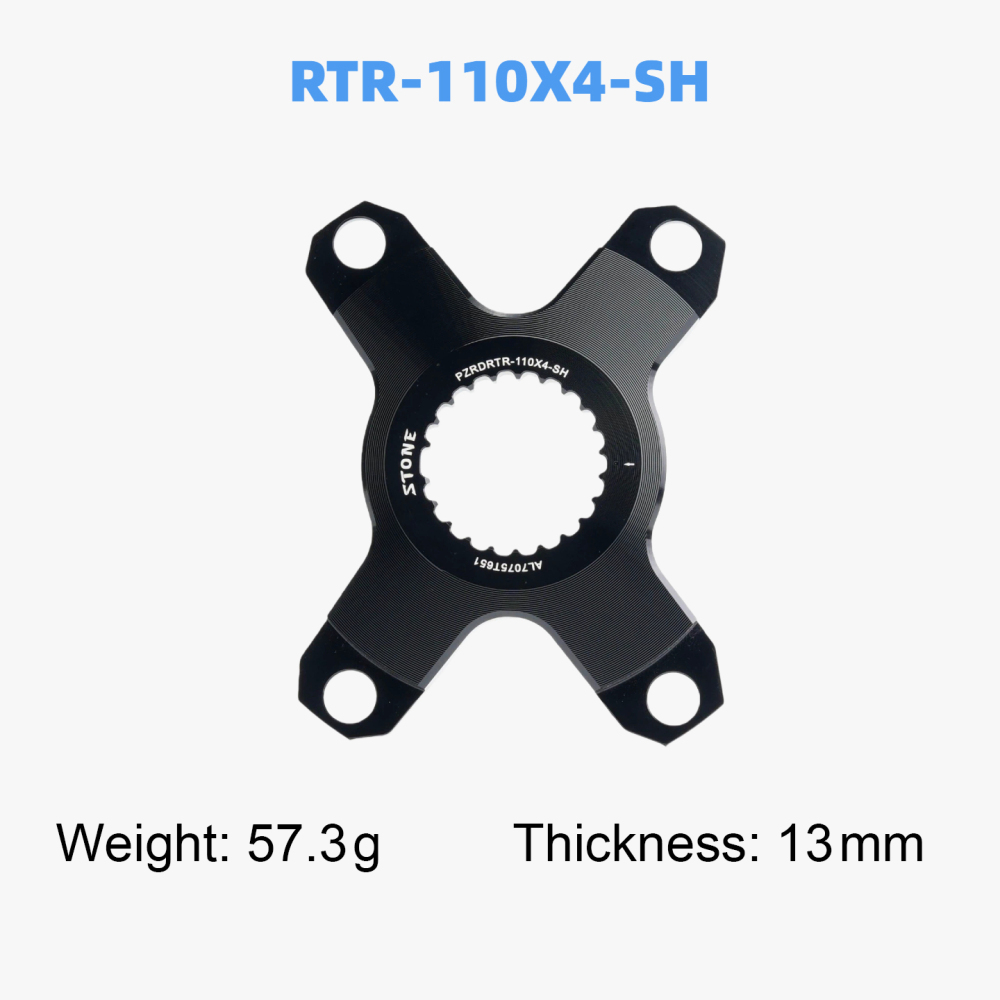 STONE chainring spider 110bcd 4 arms widen style for shimano chainring 12speed ec90 easton rotor aldhu axs force rival sram 3 bolts R7100 R8100 R9200