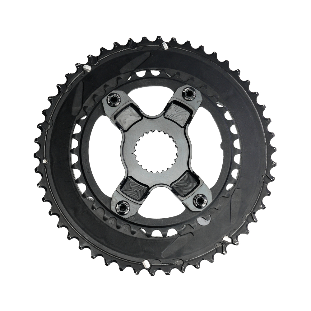 STONE chainring spider 110bcd 4 arms widen style for shimano chainring 12speed ec90 easton rotor aldhu axs force rival sram 3 bolts R7100 R8100 R9200