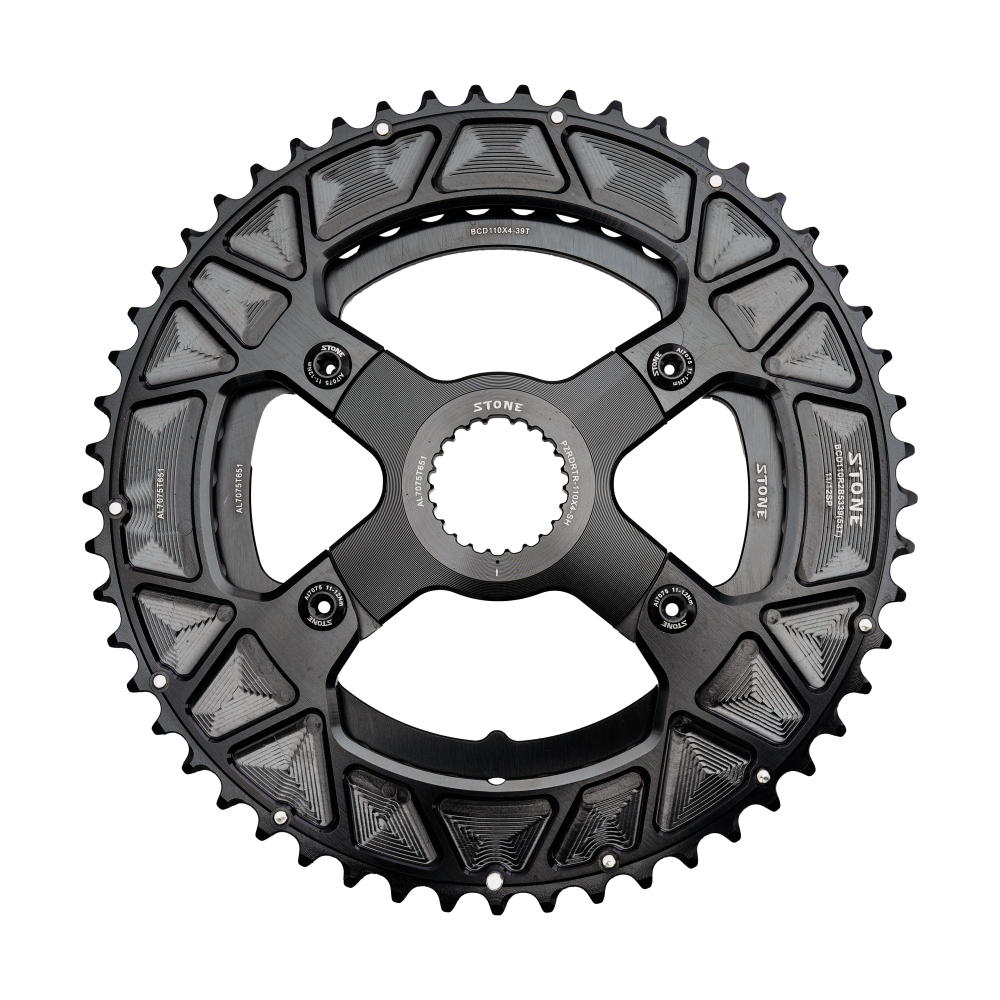 STONE chainring spider 110bcd 4 arms widen style for shimano chainring 12speed ec90 easton rotor aldhu axs force rival sram 3 bolts R7100 R8100 R9200