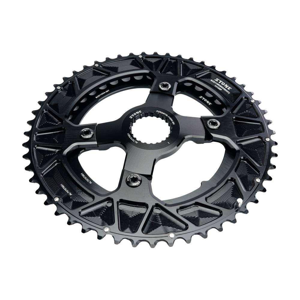 STONE chainring spider 110bcd 4 arms widen style for shimano chainring 12speed ec90 easton rotor aldhu axs force rival sram 3 bolts R7100 R8100 R9200
