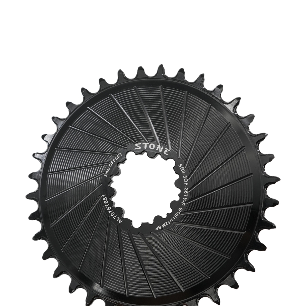 Stone Bike Chainring 3mm Offset Direct Mount Round 3 pins for Sram X9 X0 XX1 X01 26 28t 30t 32 34t 36 38 40T Boost 148mm aero hollow