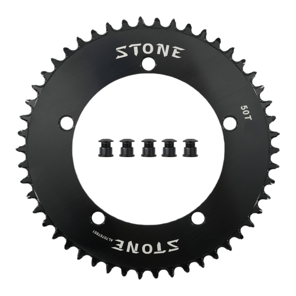 Stone 144BCD Chainring Track Bike fixie Fixed Gear Narrow Wide 44 46 48 50 52 54 55 56 58T 60T ChainWheel Round