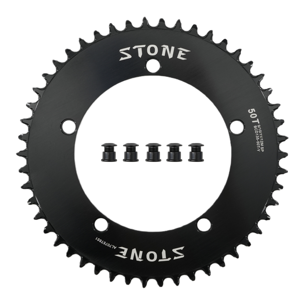 Stone 135BCD Chainring Round Narrow Wide 42 44 46 48 52 54 56T 58 60T tooth Road MTB Bike ChainWheel 9 10 11 12s speed hollow aero