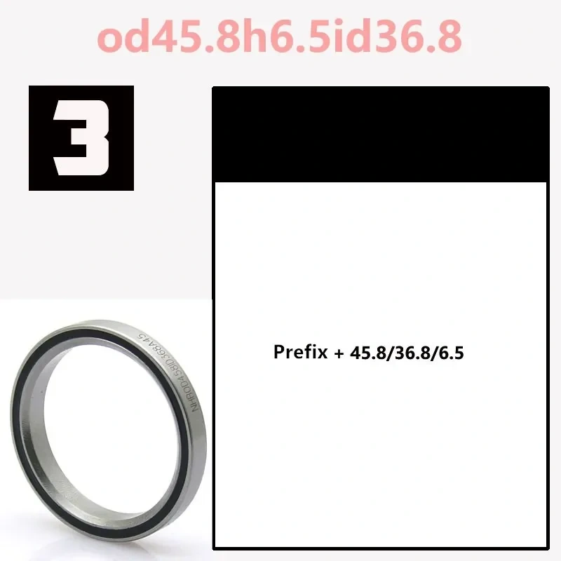 Neco Bearing for Road Mountain Bike Track TTB Headset Bearing 30.5 34.1 36.8 38 40.5 41.8 49 49.5 46.8 45.3 45.8 52 mm Bearings