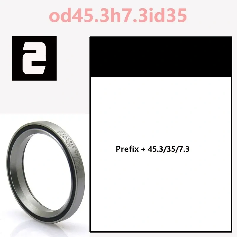 Neco Bearing for Road Mountain Bike Track TTB Headset Bearing 30.5 34.1 36.8 38 40.5 41.8 49 49.5 46.8 45.3 45.8 52 mm Bearings