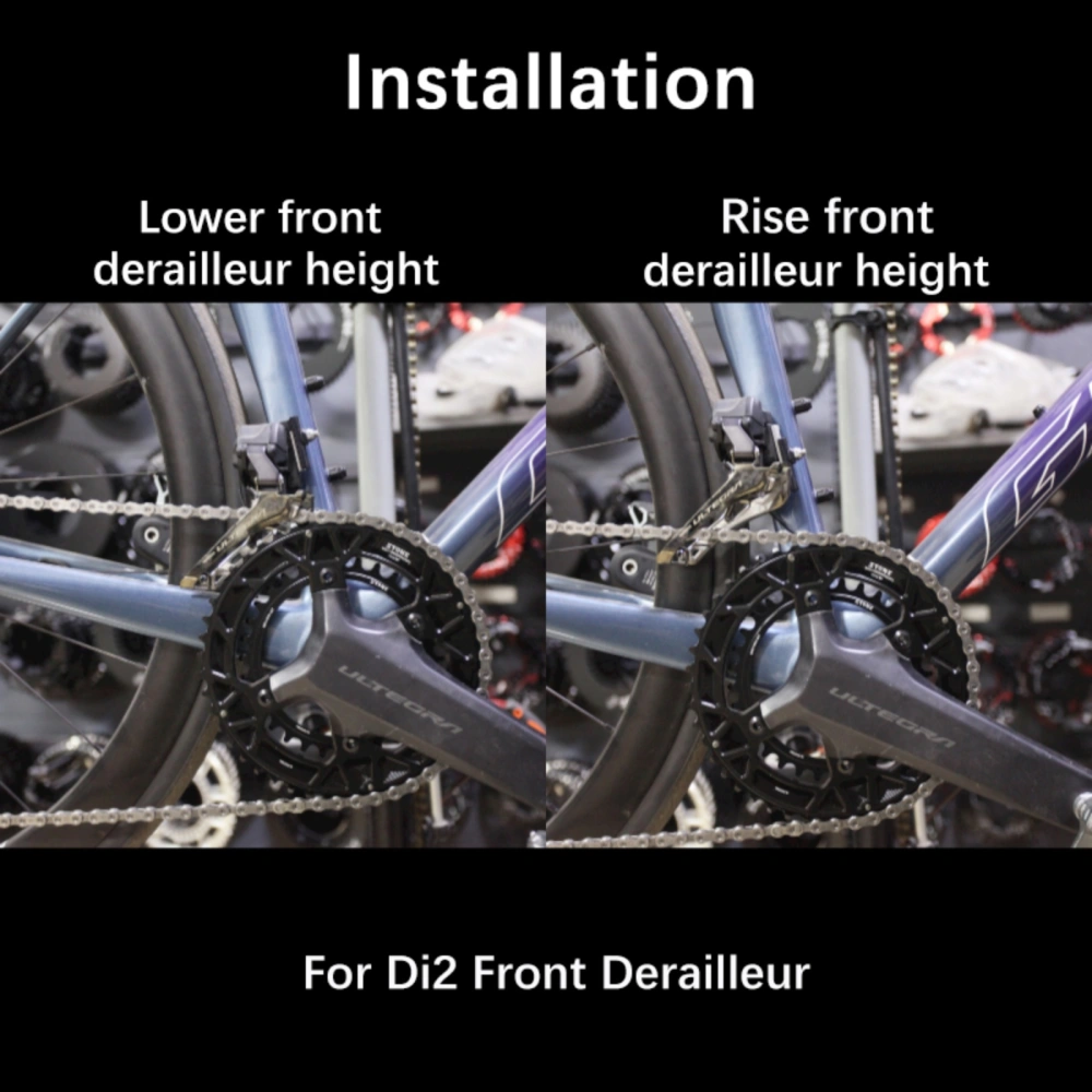 STONE Road Bike Front Derailleur Extender Adapter Convertor for SHIMANO ...