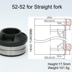 52 52 Straight fork